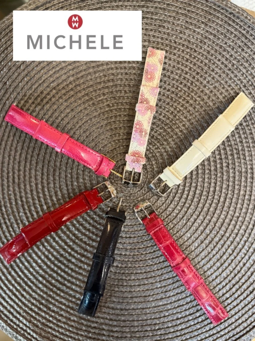 Authentic Michele size 16 watch bands